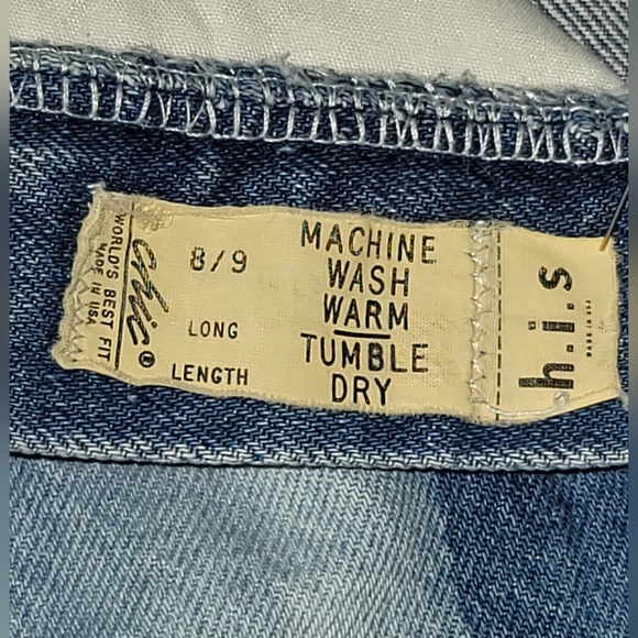 80's Chic Bleach Distressed jeans Sz 8/9L 🇺🇸 - Picture 14 of 14